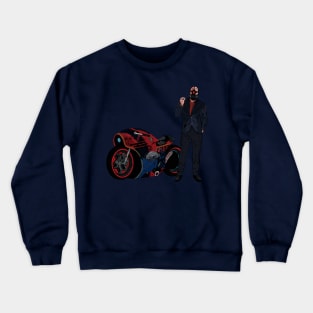 Cyberpunk Bike Crewneck Sweatshirt